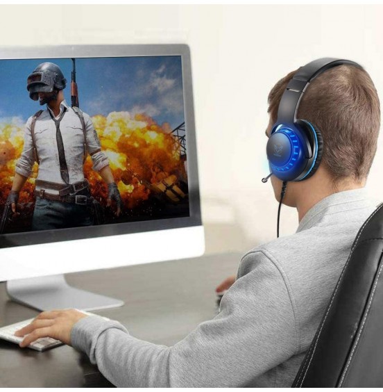 Pacrate Gaming Headset with Microphone for Laptop Xbox One Headset Computer PC Noise Cancelling Gaming Headphones with Microphone Stereo PS4 Headset for Kids Adults LED Lights Deep Bass Pacrate Gaming Headset with Microphone for Laptop Xbox One Headset Computer PC Noise Cancelling Gaming Headphones with Microphone Stereo PS4 Headset for Kids Adults LED Lights Deep Bass