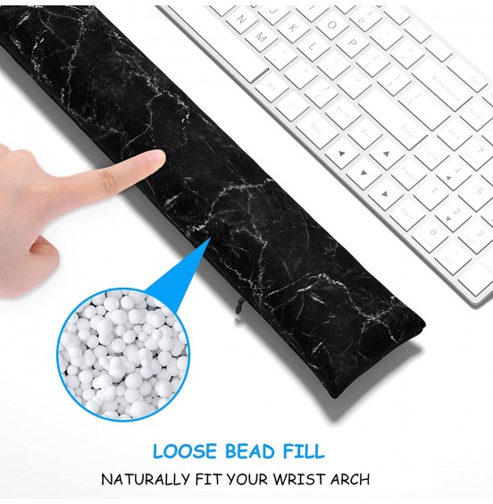 Atufsuat Bean Bag Wrist Rest, Ergonomic Wrist Support for Mouse and Keyboard, Beaded Cushion for Wrist Arm Hand Elbow Support, Computer Laptop Accessories, Office Desk Decor for Women Men, Teal Marble Atufsuat Bean Bag Wrist Rest, Ergonomic Wrist Support for Mouse and Keyboard, Beaded Cushion for Wrist Arm Hand Elbow Support, Computer Laptop Accessories, Office Desk Decor for Women Men, Teal Marble