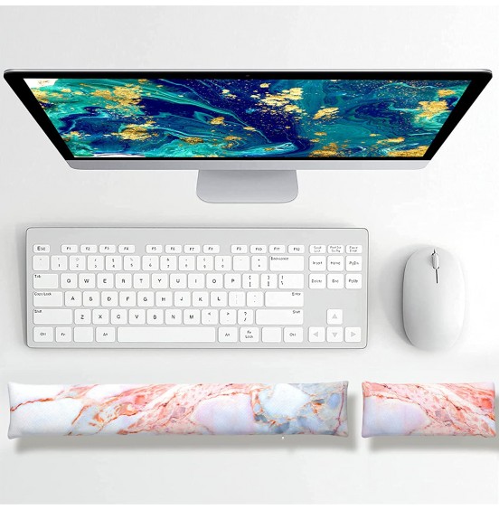 Atufsuat Bean Bag Wrist Rest, Ergonomic Wrist Support for Mouse and Keyboard, Beaded Cushion for Wrist Arm Hand Elbow Support, Computer Laptop Accessories, Office Desk Decor for Women Men, Teal Marble Atufsuat Bean Bag Wrist Rest, Ergonomic Wrist Support for Mouse and Keyboard, Beaded Cushion for Wrist Arm Hand Elbow Support, Computer Laptop Accessories, Office Desk Decor for Women Men, Teal Marble